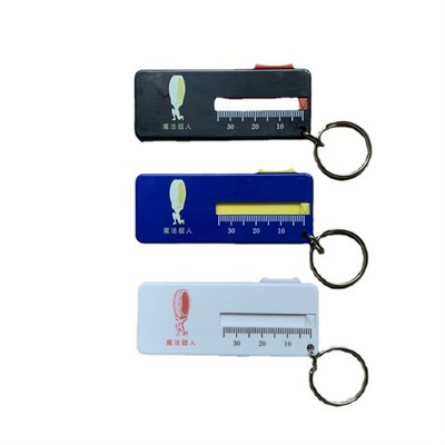 Plastic Tire Tread Depth Gauge Key Chain