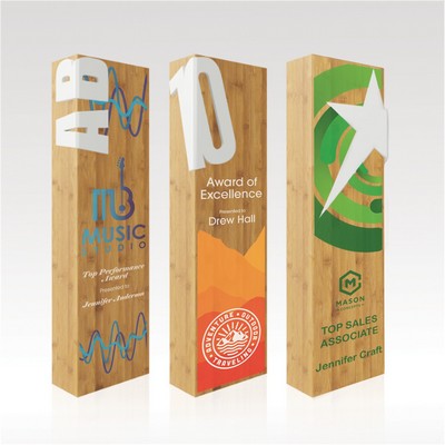 Rectangular Bamboo 11" Number