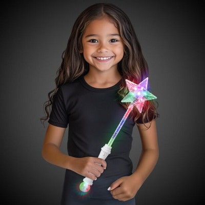 15" Light-Up Multi-Color Star Wand