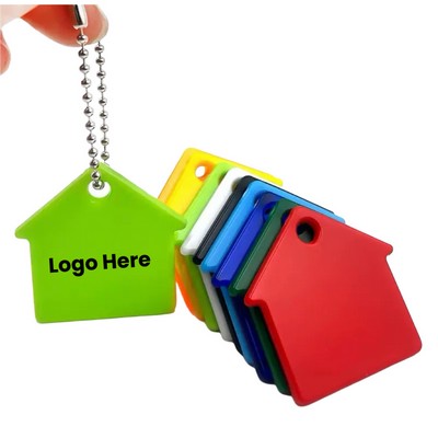 House Shape PVC Key Chain