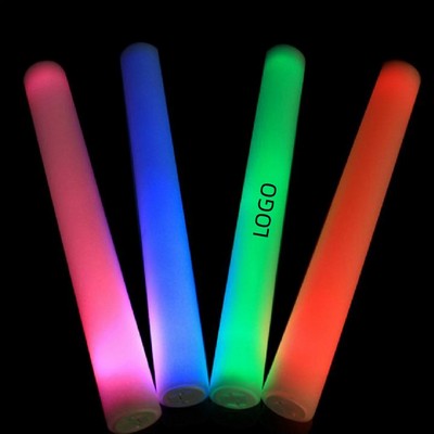 LED Foam Baton glow sticks for wedding,concert,birthday