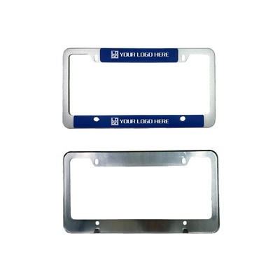 Metal Color Filled License Plate Frame