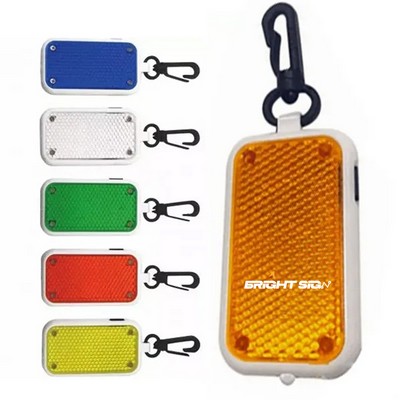 LED Reflective Safety Keychain