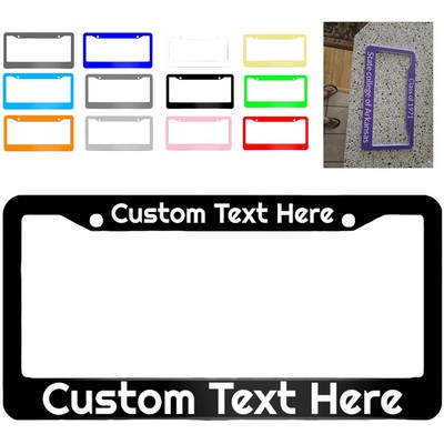 Aluminum License Plate Frame