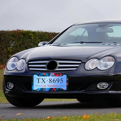 Full Color Aluminum License Plate Frame