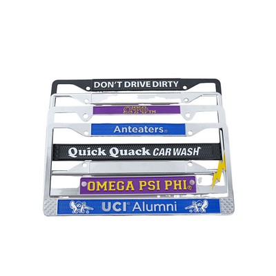 Zinc Alloy License Plate Frame