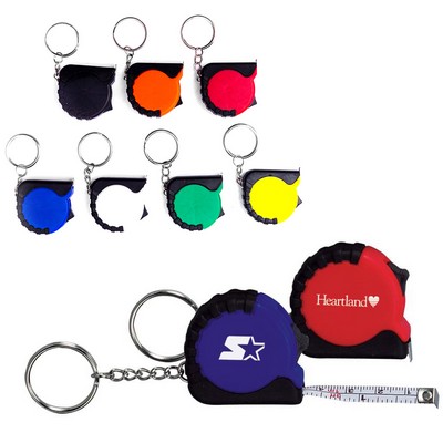 3.25' ABS Grip Tape Measure Key Chain
