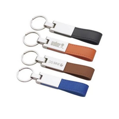 Leather Strap Keychain