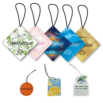 Full Color 3" Paper Air Freshener