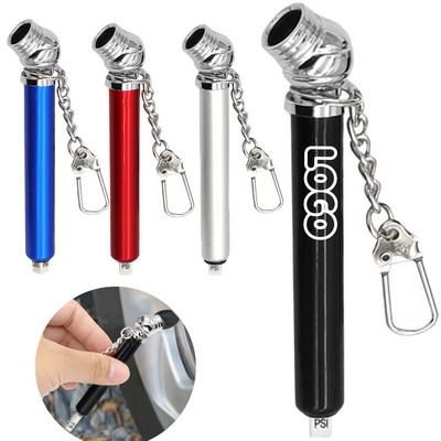 Mini Tire Gauge Keychain