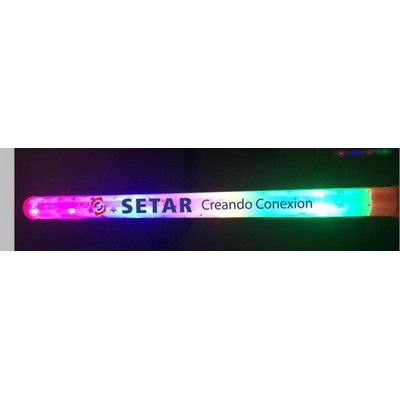 Custom Logo promotional LED Flashing Wand Plastic Batons