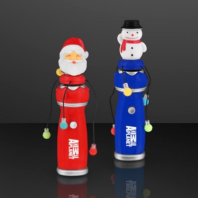 Orbiting LEDs Spinning Christmas Toy Wands - PRINTED