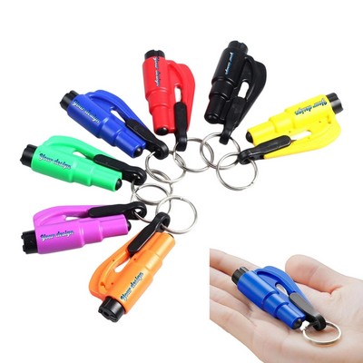 Car Emergency Hammer Keychain
